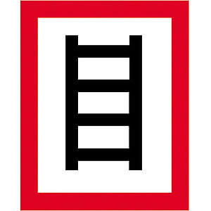 Hinweisschild für die Feuerwehr | Hinweischild auf geeignete Stelle zum Anleitern 11.2692 Hinweisschild für die Feuerwehr | Hinweischild auf geeignete Stelle zum Anleitern
