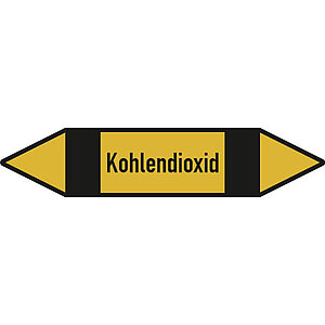 SafetyMarking Rohrleitungspfeil | Kohlendioxid 21.4172 SafetyMarking Rohrleitungspfeil | Kohlendioxid