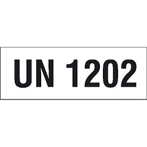 SafetyMarking Gefahrgutaufkleber | UN 1202 21.3365 SafetyMarking Gefahrgutaufkleber | UN 1202