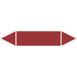 SafetyMarking Rohrleitungspfeil | blanko zur Selbstbeschriftung 21.4103 SafetyMarking Rohrleitungspfeil | blanko zur Selbstbeschriftung