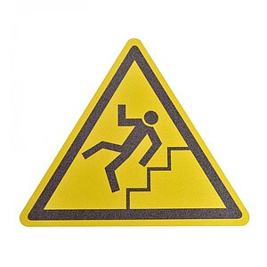 m2 Antirutschbelag Warnzeichen | selbstklebend, Symbol: Vorsicht, Treppe 90.9458 m2 Antirutschbelag Warnzeichen | selbstklebend, Symbol: Vorsicht, Treppe