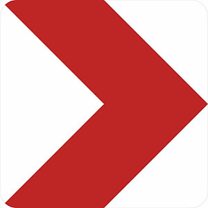 Verkehrsschild | Richtungstafel rechtsweisend VZ: 625-20 53.6129 Verkehrsschild | Richtungstafel rechtsweisend VZ: 625-20