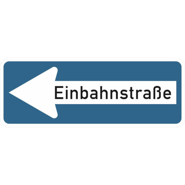 Verkehrsschild | Einbahnstraße linksweisend VZ: 220-10