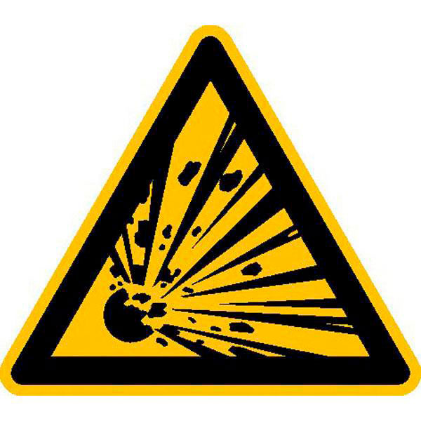 Warnschild | Warnung vor explosionsgefährlichen Stoffen