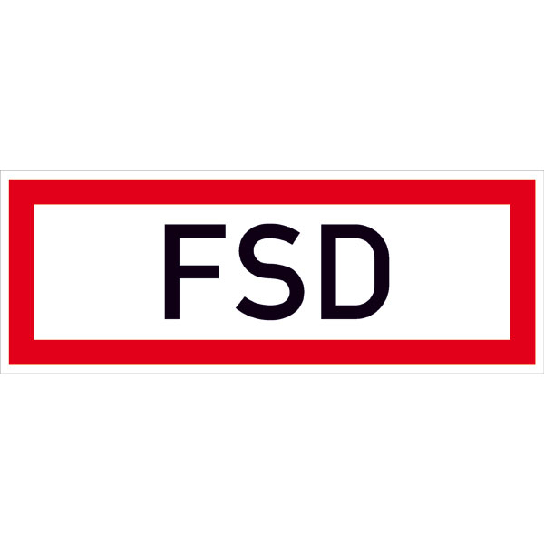 Hinweisschild für die Feuerwehr | Feuerwehrschlüsseldepot (FSD)