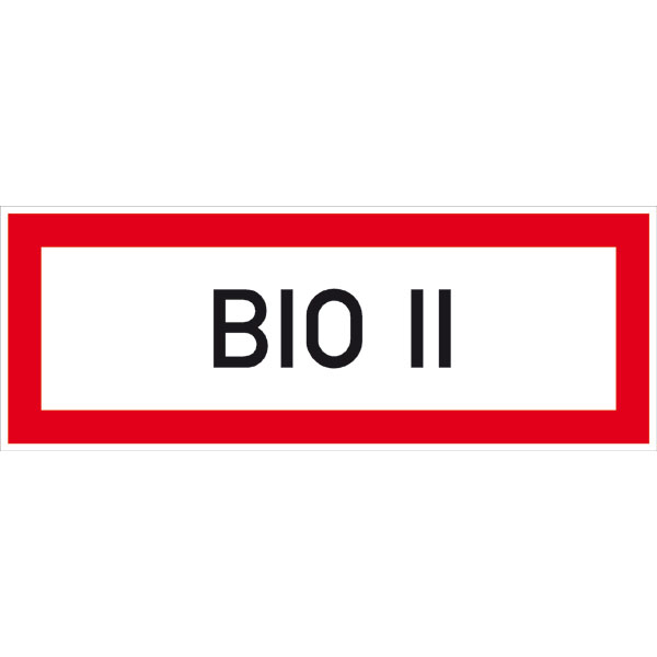 Hinweisschild für die Feuerwehr | BIO II 11.2896 Hinweisschild für die Feuerwehr | BIO II