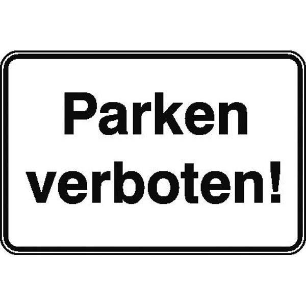 Parkplatzkennzeichnung / Hinweisschild | Parken verboten!
