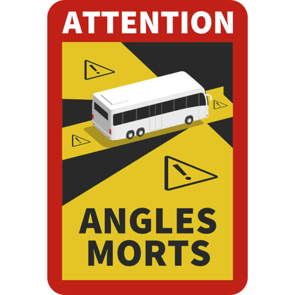 Hinweisschild | Attention Angles Morts Bus