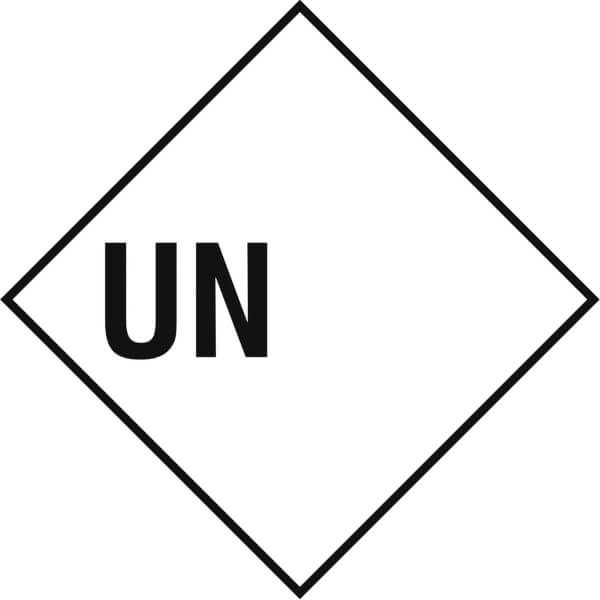 SafetyMarking Gefahrzettel | UN + Freifeld zur Selbstbeschriftung