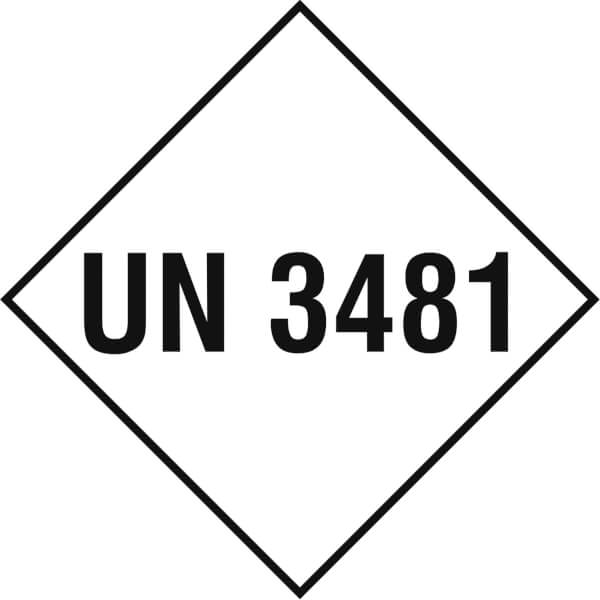 SafetyMarking Gefahrzettel | UN 3481