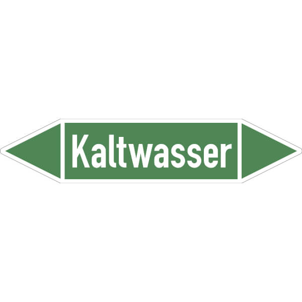SafetyMarking Rohrleitungspfeil | Kaltwasser