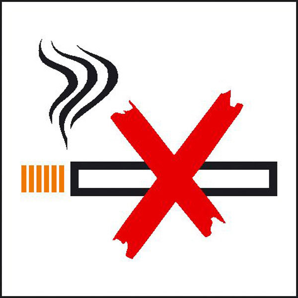 Hinweisschild - Betriebskennzeichnung | Rauchen verboten