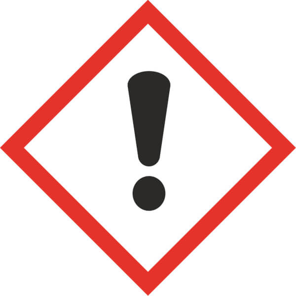 GHS-Gefahrensymbol 07 Ausrufezeichen | Gefahrstoffetikett, selbstklebend