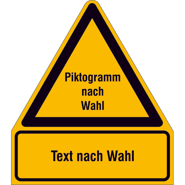 PROTECT - widerstandsfähige Kennzeichnung | Warnkombischilder, Individuell
