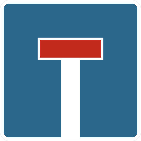 Verkehrsschild | Sackgasse VZ: 357