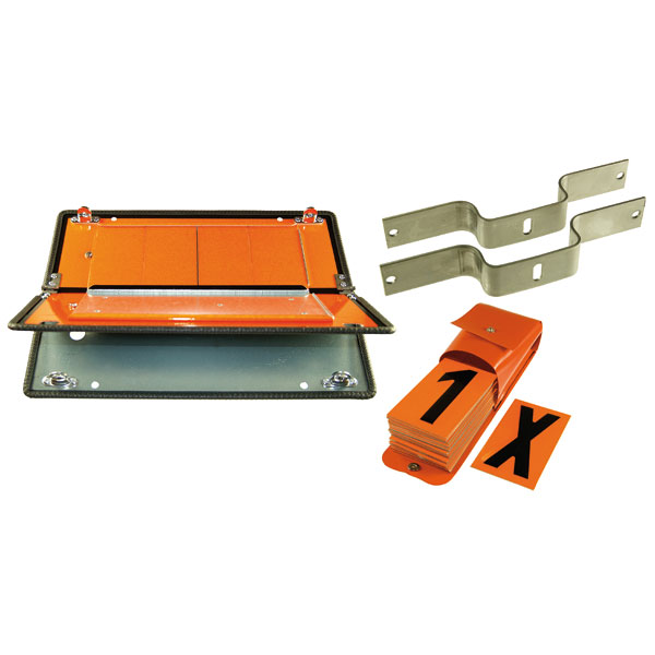 SafetyMarking Gefahrenguttafel Sparset | individuell bestückbar nach ADR/GGVS Grundplatte klappbar 64.8314 SafetyMarking Gefahrenguttafel Sparset | individuell bestückbar nach ADR/GGVS Grundplatte klappbar