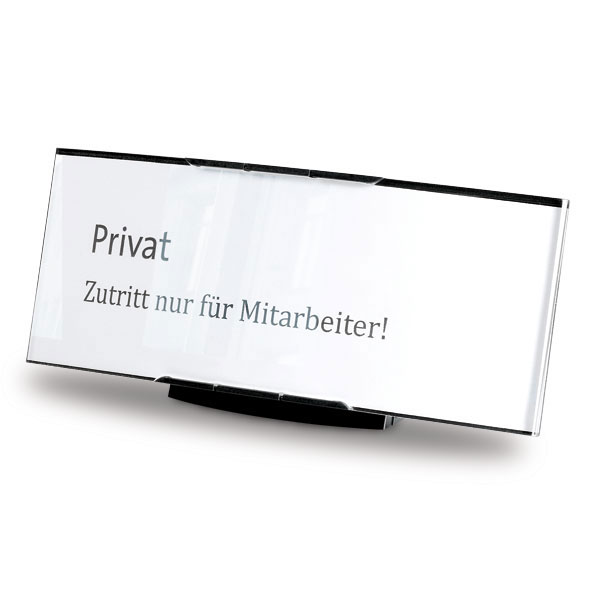 PacificX Tischaufsteller | für Papiereinlage, schneller Einlagenwechsel durch Klemmverschluss